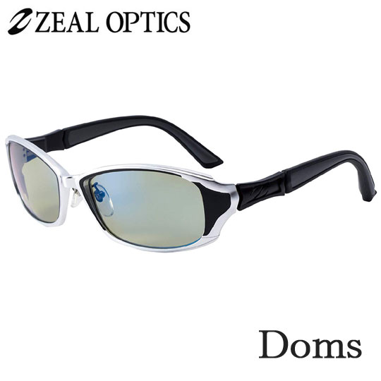 zeal optics(ジールオプティクス) 偏光グラス　ドムス　F-1262　＃イースグリーン　ブルーミラー　ZEAL　DOMS　