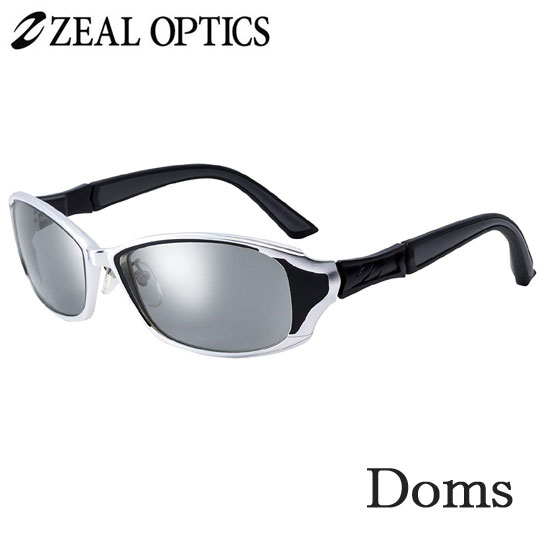 zeal optics(ジールオプティクス) 偏光グラス　ドムス　F-1263　＃トゥルビューフォーカス　シルバーミラー　ZEAL　DOMS　