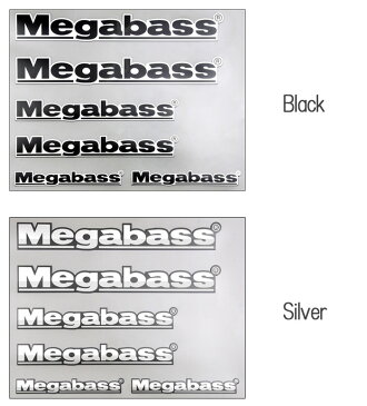 メガバス　エンブレム ステッカー　Megabass　EMBLEM STICKER