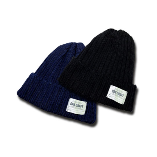 ガンクラフト　アイディインディゴニットキャップ　GANCRAFT　ID INDIGO KINT CAP