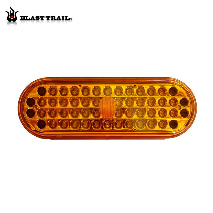 Lure&Boats Back Lashのブラストトレイル　オーバル型LEDランプ　＃オレンジ　【品番 48493】｜アングル2