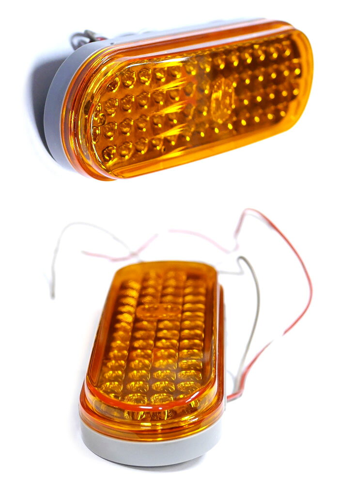 Lure&Boats Back Lashのブラストトレイル　オーバル型LEDランプ　＃オレンジ　【品番 48493】｜アングル3