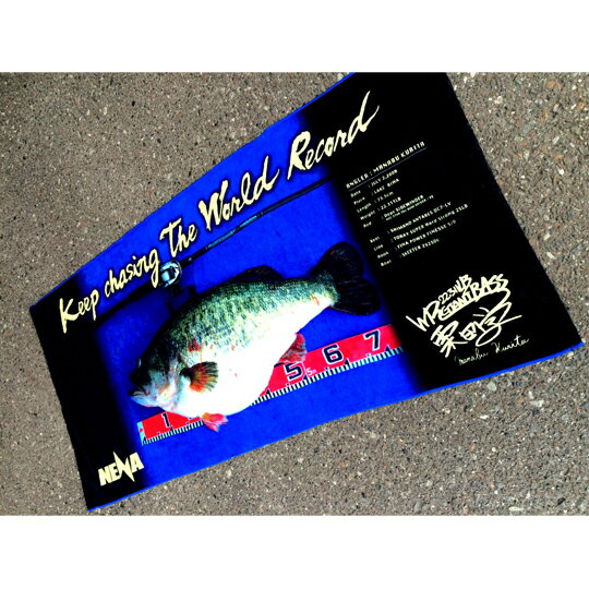 NENA/ネーナ　実物大　ワールドレコードベンチタオル　【釣り/フィッシング/釣り具/釣具】
