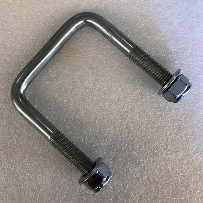 ウィンチスタンド固定用　U-ボルト＆ナットセット　M10X62X95　角パイプ50×70mm用　【品番 48416】