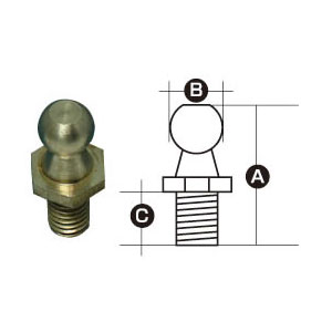 ブラケット　ボールスタッド　【755722】