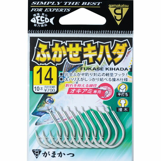 乐天商城 - がまかつ バラ ふかせキハダ 14号 銀