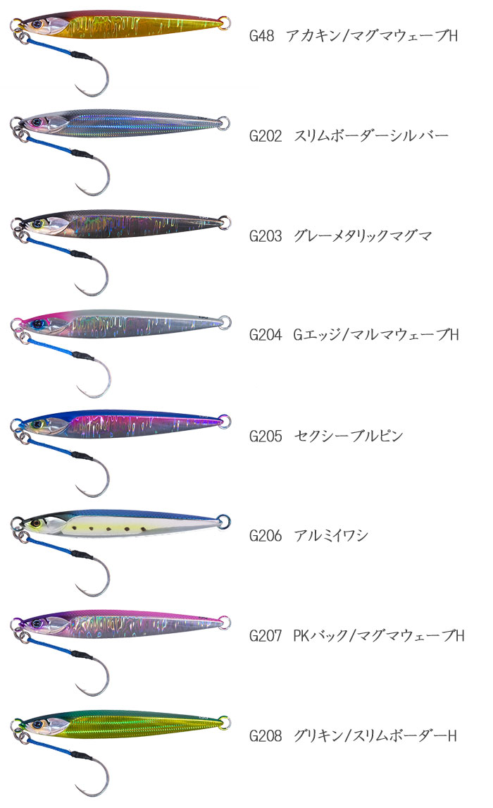 バンブルズジグ ショート 150g アカキンマグマウェーブ の商品画像3枚目