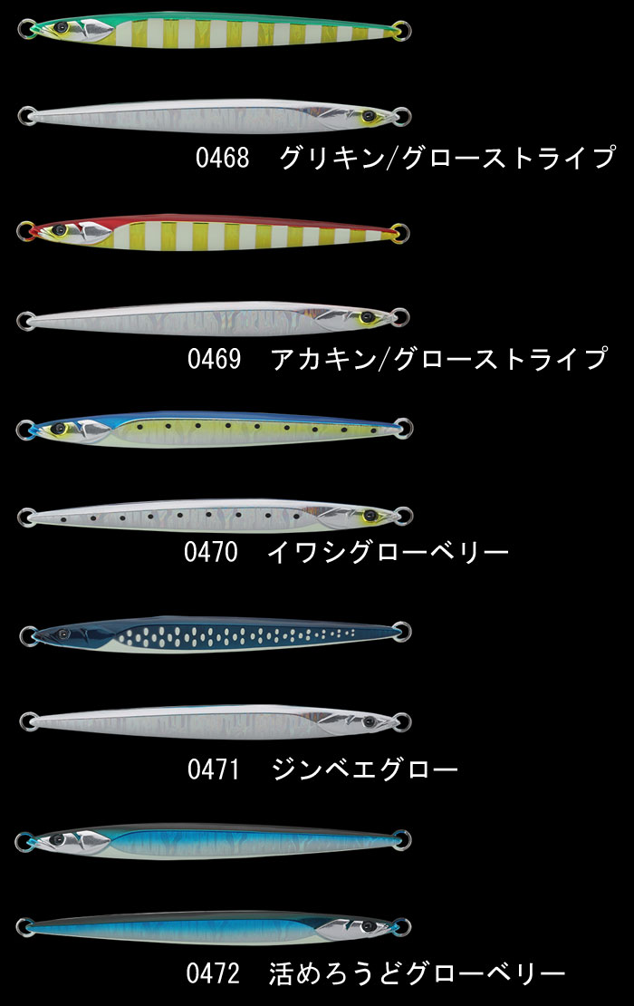 バンブルズジグ サクラマスSpecial 150g グリキン/グローストライプ(セミロング) (3)