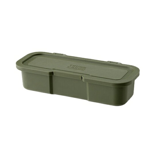 TRUNK CARGO/トランクカーゴインナーカーゴ　S-2 ■サイズ：W324xD127xH77(mm) ■インナーサイズ：W290xD91xH67(mm)■重量：238g ■カラー：ベージュ、ブラック、グリーン ■容量：1.9L■材質：ポリプロピレントランクカーゴと合わせて使えるインナータイプの収納ケース。細かい道具を小分けに収納したり、液漏れしやすい道具を分けて収納するなど、様々な用途で組み合わせて使用することができます。