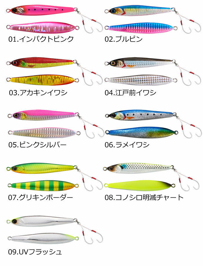 シーバスアンチョビメタル 60g ブルピン (3)