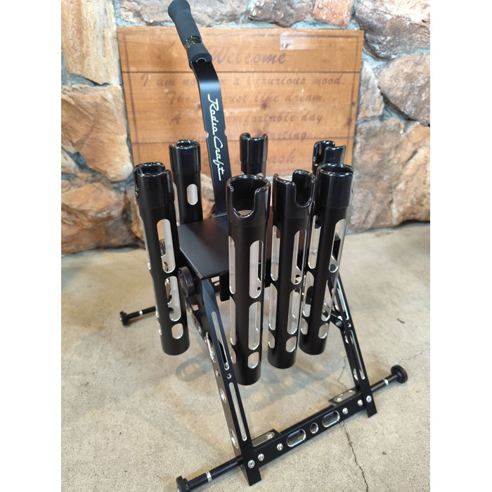 ロデオクラフト　7本用ロッドスタンド　ブラックエディション　限定カラー