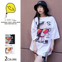 ドクタービリー2ndビッグTシャツ（男女兼用）■ 半袖 tシャツ トップス ビッグtシャツ レディース 女性 女 おもしろ キャラクター プリント ゆったり 大きいサイズ おしゃれ ゆる カジュアル ロング ビッグ ビックシルエット オリジナル uネック 綿 プリント 黒 bk 白 wh その1