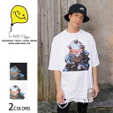 楽天バックサイドオブトーキョーワッキークラウン2ndビッグTシャツ（男女兼用）■ 半袖 tシャツ トップス ビッグtシャツ メンズ 男性 おもしろ キャラクター プリント ゆったり 大きいサイズ おしゃれ ゆる カジュアル ロング ビッグトップス ビックシルエット uネック 綿 プリント 重ね着 黒 bk 白 wh