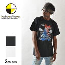 【マラソン期間★最大2000円OFFクーポン】ロゴ&ラビットTシャツ(男女兼用)■ 半袖 tシャツ トップス うさぎ ウサギ ビッグtシャツ メンズ レディース おもしろ キャラクター プリント ゆったり 大きいサイズ おしゃれ ゆる カジュアル ストリート ロング ビッグト