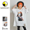 《ノベルティプレゼント中》バイオレンスキッズ×マスクビッグTシャツ(男女兼用)■ 半袖 tシャツ トップス ビッグtシャツ メンズ レディース おもしろ キャラクター プリント ゆったり 大きいサイズ おしゃれ ゆる カジュアル ストリート ロング ビッグトップス ビ