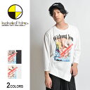 《ノベルティプレゼント中》With out You ターゲットガール変型7分丈Tシャツ(男女兼用)■ 半袖 tシャツ トップス ビッグtシャツ メンズ レディース おもしろ キャラクター プリント ゆったり 大きいサイズ おしゃれ カジュアル ストリート ロング ビッグトップス
