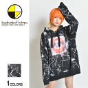 【マラソン期間★最大2000円OFFクーポン】backside of tokyo バックサイドオブトーキョー リップフォトクラックビッグパーカー(男女兼用)■ト...