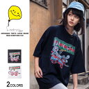 楽天バックサイドオブトーキョーGU×SU gang BB 2nd ビッグTシャツ（男女兼用）■ 半袖 tシャツ トップス ビッグtシャツ メンズ レディース おもしろ キャラクター プリント ゆったり 大きいサイズ おしゃれ ゆる カジュアル ストリート ロング ビッグトップス ビックシルエット uネック 綿 黒 bk 白 wh