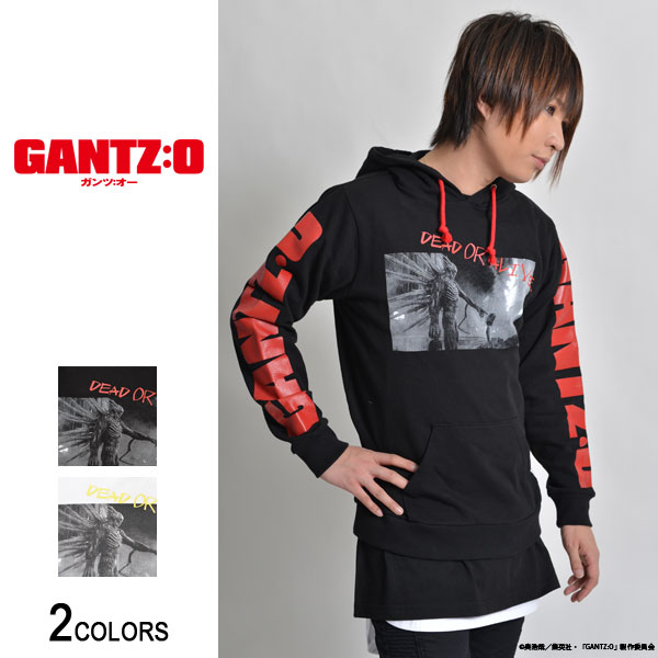 【選べるノベルティプレゼント中】backside of tokyo (バックサイドオブトーキョー) 『GANTZ:O』「ぬらりひょん」DEAD OR ALIVE パーカー(男女兼用)/全2色/M・L・XXL/ガンツ:オー ガンツ 大阪編 ぬらりひょん レイカ 加藤勝 諸星夢人 ベル いぬやしき アニメ