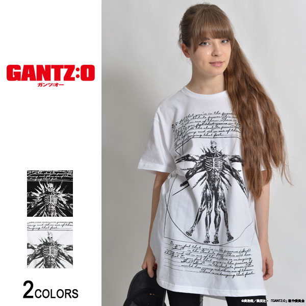 【マラソン期間★最大2000円OFFクーポン】backside of tokyo (バックサイドオブトーキョー) 『GANTZ:O』ウィトルウィウス的「ぬらりひょん」Tシャツ（男女兼用）／全2色／M L／ガンツ:オー ぬらりひょん レイカ 諸星夢人 ベル いぬやしき アパレル グッズ トップ