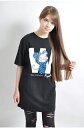 《ノベルティプレゼント中》ニャンちゅう レオパード Tシャツ Limited Color ver.(男女兼用)■ 半袖 tシャツ トップス 猫 ねこ ネコ cat キャット ヒョウ柄 豹柄 ビッグtシャツ tシャツメンズ メンズ レディース おもしろ キャラクター ゆったり 大きいサイズ ビ