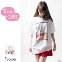 「SHOW GIRL」グラフィックTシャツ Guitar（男女兼用）■石ノ森章太郎 ショーガール ガールズ・グラフィック イラスト 女の子 女性 美少女 サイボーグ009 CARLS 山田玲菜着用 トップス クルーネック プリント 「ハイパーホビー」掲載