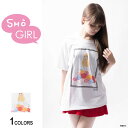 「SHOW GIRL」グラフィックTシャツ Flower（男女兼用）■石ノ森章太郎 ショーガール ガールズ・グラフィック イラスト 女の子 女性 美少女 サイボーグ009 CARLS ガルシア・ミナ着用 トップス クルーネック プリント 「ハイパーホビー」掲載