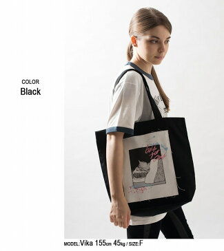 『What’s Michael?』マイケル おやすみ トートバッグ(男女兼用)■ホワッツマイケル 栄喜プロデュース SIAM SHADE シャムシェイド ネコ 猫 キャット CAT コミック 漫画 グッズ アパレル 服 鞄 小物 アクセサリー キャラクター プリント 無地 迷彩 缶バッジ カジュアル