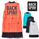 ゴルフウェア レディース ワンピース 春夏 UV対策 紫外線 シンプル バックスピン BACK SPIN! かわいい プリーツ スカート 目立つ シンプル ゴル...