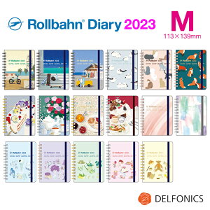 ロルバーン 2023 ダイアリー M 手帳 スケジュール帳 2022年10月始まり 2023年12月まで デルフォニックス The Rollbahn Monthly Planner Seasonal Limited Edition from DELFONICS