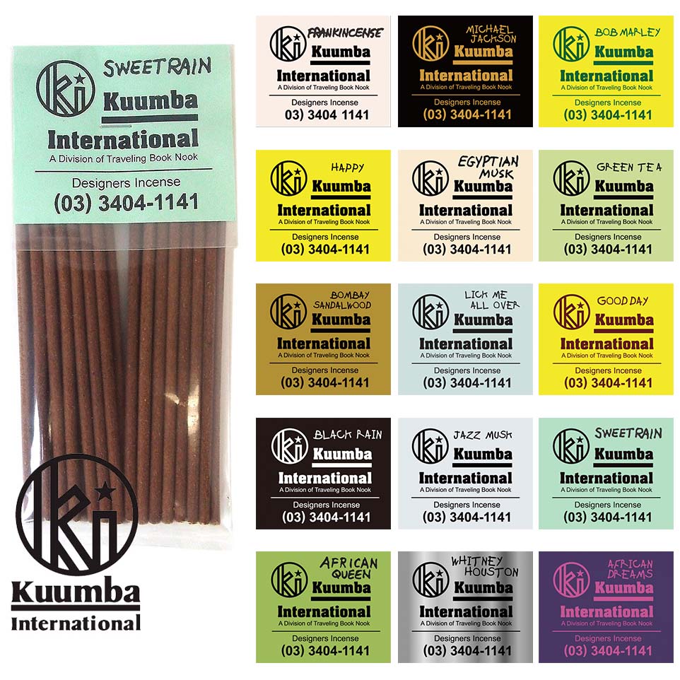 クンバ お香 ミニ 28本入り スイートレイン ハッピー Kuumba Incense Sticks Small. 28 sticks per pack - Burns for approximately 30 mins and great fragrance. Sweet Rain, Happy, Egyptian Musk, African Queen