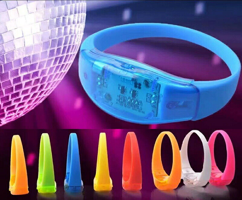 ブレスレット LEDライト 光る リストバンド アームバンド 電池式 男女兼用 ユニセックス 腕輪 アクセサリー イベント スポ backyard-1-10406293 BACKYARD FAMILY バッグタウン サンプル画像2