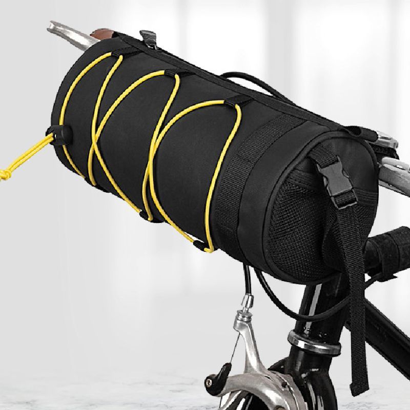 フロントバッグ 自転車用バッグ 自転車用アクセサリー サドル フレーム 筒型 ショ...