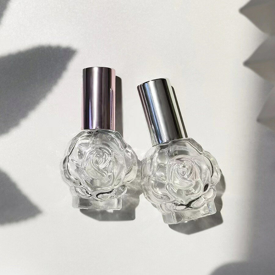 アトマイザー 詰替容器 詰め替え 香水 ボトル スプレー 10ml 香水瓶 花 バラ風 薔...