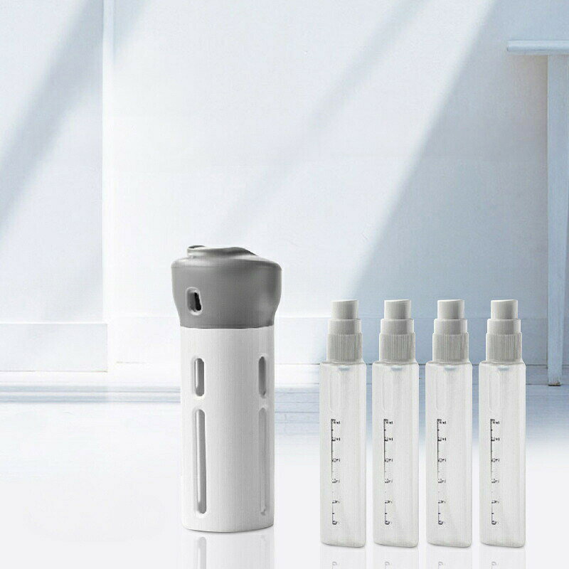 旅行用 小分けボトル 詰替容器 トラベルボトル 4in1 40ml 4本 詰め替え容器 詰め替えボトル 小分け容器 収納 化粧水 化粧品 コスメ 旅行 出張 漏れ防止 透明 海水浴 ジム backyard-1-10403904 BACKYARD FAMILY バッグタウン サンプル画像3