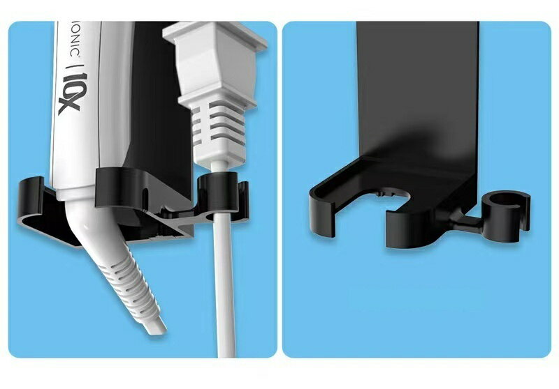 ドライヤーホルダー ヘアアイロンホルダー 壁掛け 取り付け 貼り付け コード収納 簡単取付 コンセント置き 脱衣所 洗面所