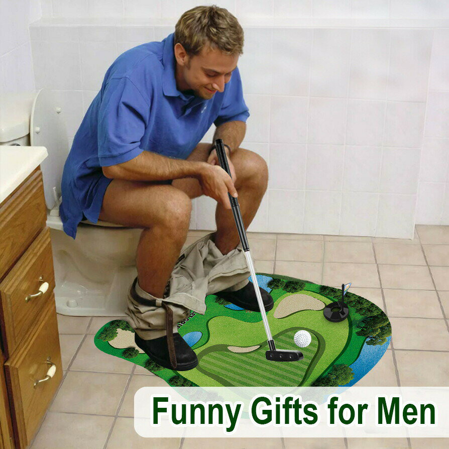 トイレマット ゴルフパター ゴルフボール インテリア 練習用 コンペ 賞品 景品 プ...