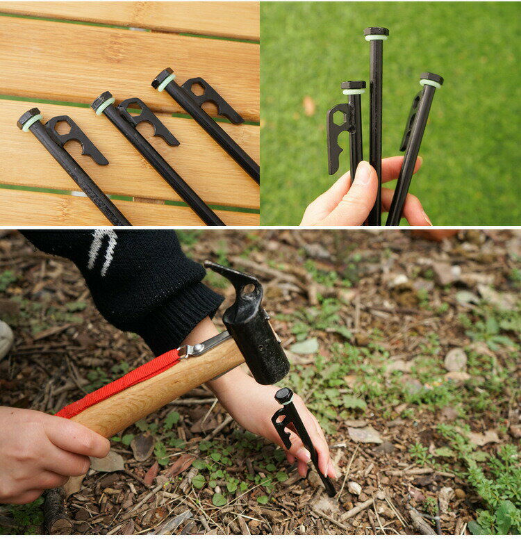 ペグリング 20個セット 蓄光 夜光 蛍光 キャンプ用品 アウトドア テント 光る 目印...