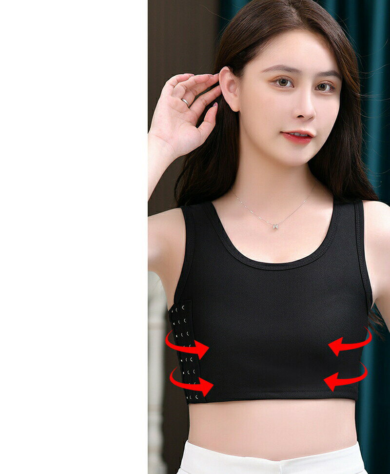 ナベシャツ 下着 ハーフトップ 胸つぶし インナー レディース 女性下着 潰し サイ...