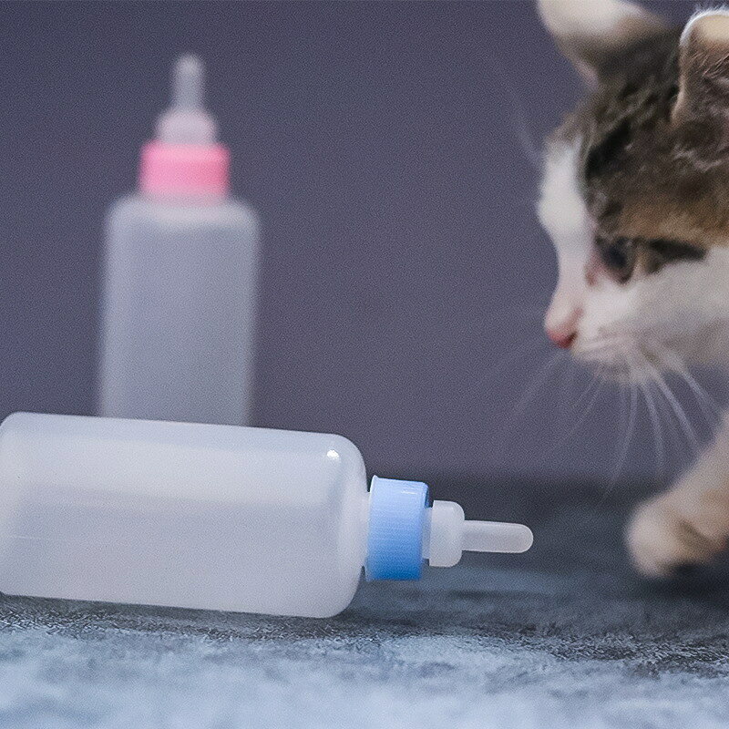 ペット用哺乳瓶 哺乳器 50ml 子猫 子犬 小動物 メモリ付き ミルクフィーダー ミル...