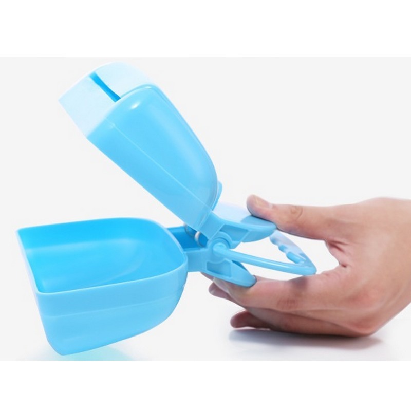 BACKYARD FAMILY バッグタウンのフンスコップ トイレスコップ フンキャッチ 糞取りシャベル フン取り うんち取り器 ペット用品 犬 猫 トイレ用品 手が汚れない 衛生的 清潔 エチケット マナー お散歩用品 おさんぽグッズ トイレ用品｜アングル3