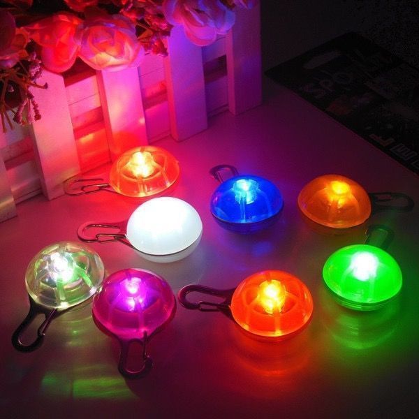 首輪用チャーム お散歩ライト LEDライト ペンダント 犬用 ペット用品 セーフティー...