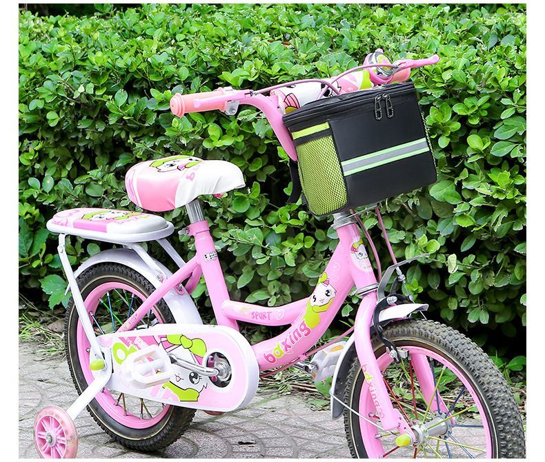 フロントバッグ 自転車バッグ 反射材付き 車体装着 鞄 カバン 大容量 簡単取り付け...