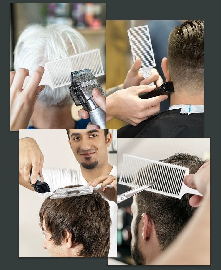フェードコーム 散髪用コーム ヘアカット メンズ 男性 セルフカット 髪切り くし 櫛 カッティングコーム カットコーム 刈り上 backyard-1-10413590 BACKYARD FAMILY バッグタウン サンプル画像2