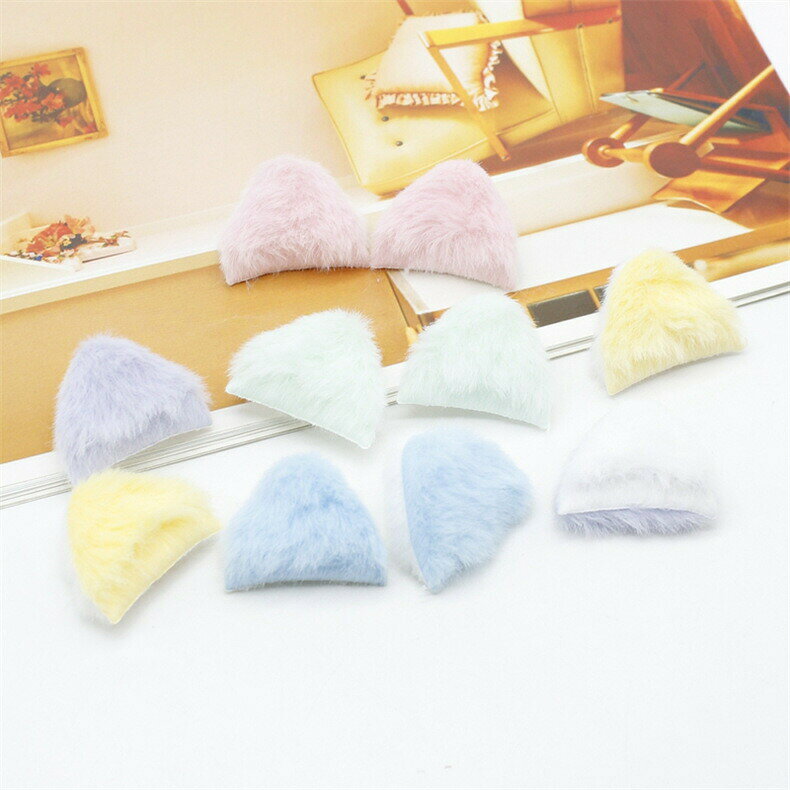 猫耳 ハンドメイドパーツ 同色10個セット アクセサリーパーツ ねこみみ ネコミミ 後付け 取り付け もふもふ ふさふさ ふわふわ DIY クラフト 手作り 手芸 backyard-1-10406695 BACKYARD FAMILY バッグタウン サンプル画像2