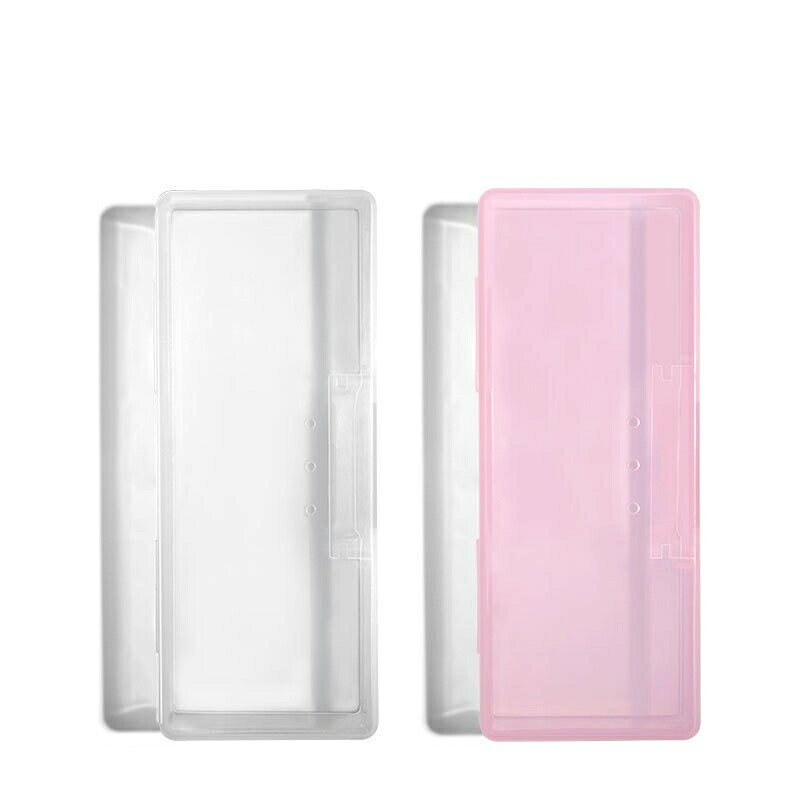 収納ケース 筆箱 ネイルツール収納 透明 クリア ペンケース 小物収納 収納ボックス...