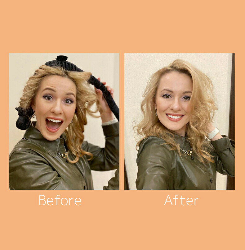 ヘアカーラー カールバンド シュシュ ヘアクリップ 4点セット ヒートレス 寝ながら 手巻きカーラー 巻き髪 クセづけ ヘアアレ backyard-1-10423935 BACKYARD FAMILY バッグタウン サンプル画像3