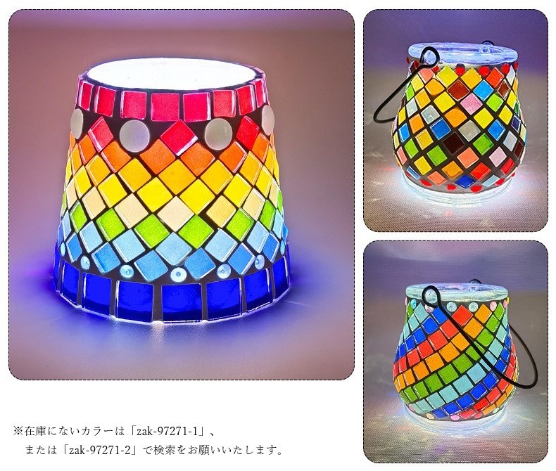 BACKYARD FAMILY バッグタウンのモザイクタイル ミニタイル ハンドメイド素材 ハンドメイド雑貨 ハンドメイド用品 手芸雑貨 手芸用品 DIY雑貨 スクエア 四角形 正方形 1cm角 半透明 ピンク レッド ブルー レインボー ミックス カラフル 可愛い キュート おしゃれ｜アングル2