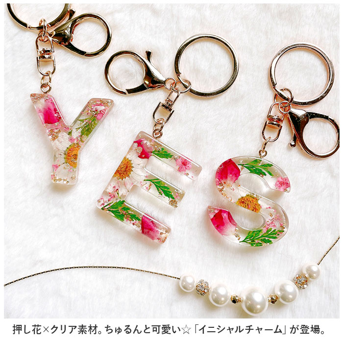 イニシャルチャーム キーリング 通販 イニシャ...の紹介画像2
