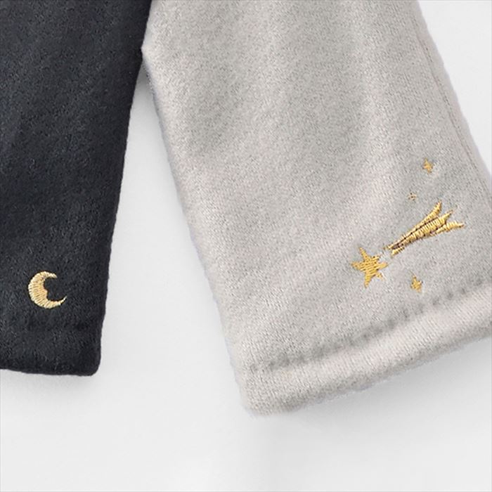 クロダ 手袋 レディース 好評 手ぶくろ グローブ 暖かい かわいい 刺繍 スマートフォン対応 スマホ 指が出る 通勤 通学 ジ backyard-1-10356499 BACKYARD FAMILY バッグタウン サンプル画像3